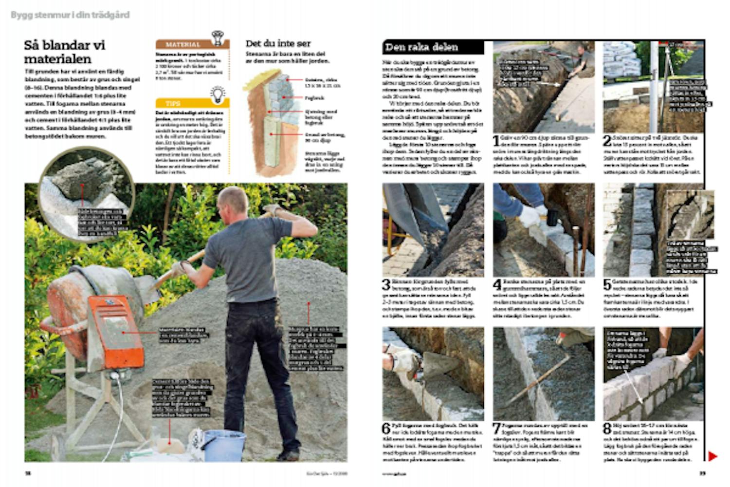 Bygga stenmur Bygga stenmur